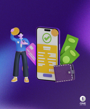 how to withdraw money to your account onelotter